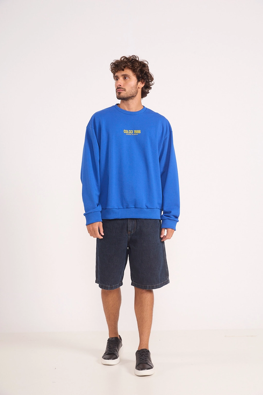 Blusão Moletom Comfort Brasilcore Azul