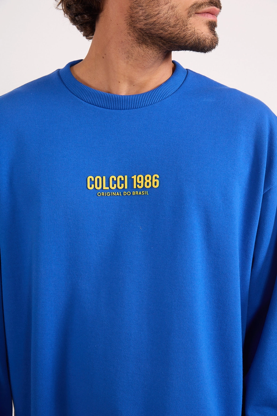 Blusão Moletom Comfort Brasilcore Azul