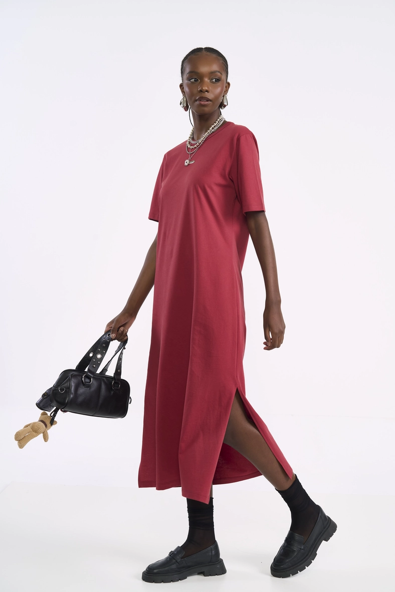 Vestido Maxi T-shirt Cotton
