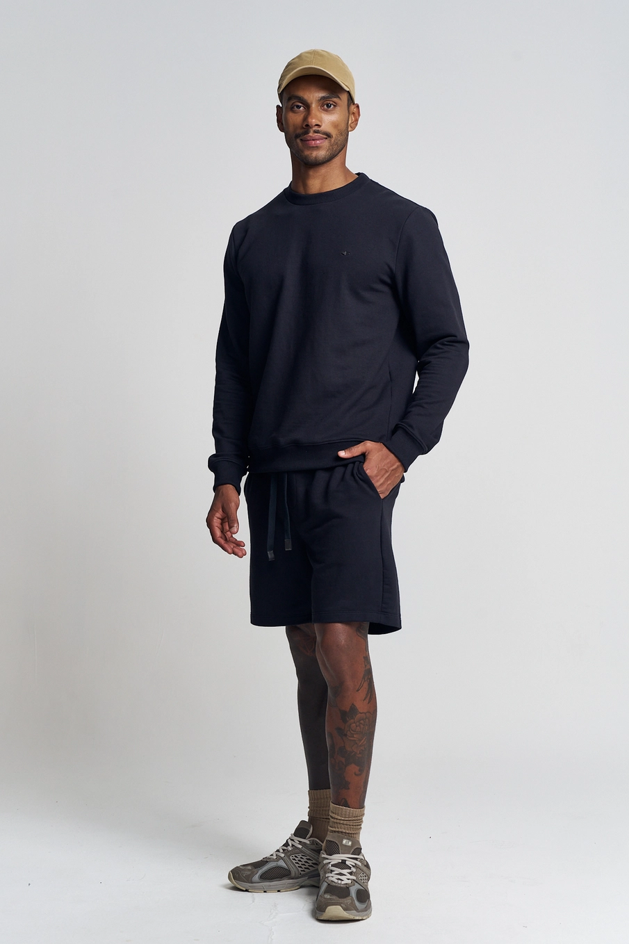 Blusão Masculino Moletom Básico Preto 4