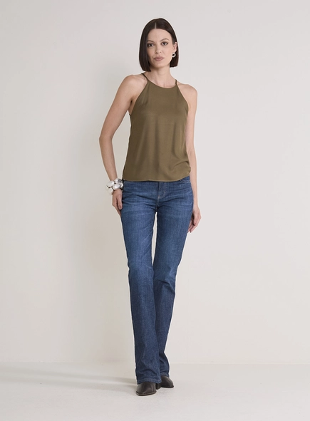 Calça Jeans Feminina Marisa Boot Cut