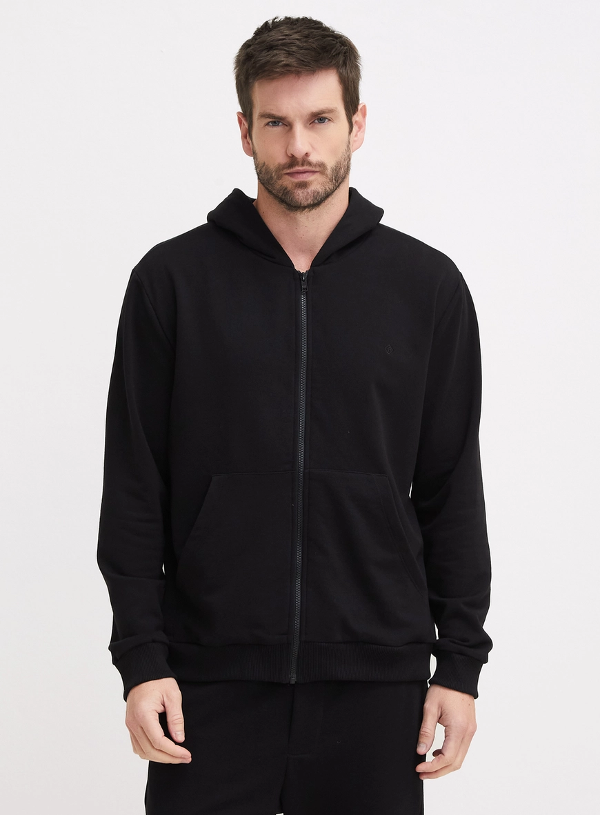 Jaqueta Moletom Masculina New Comfort Preto