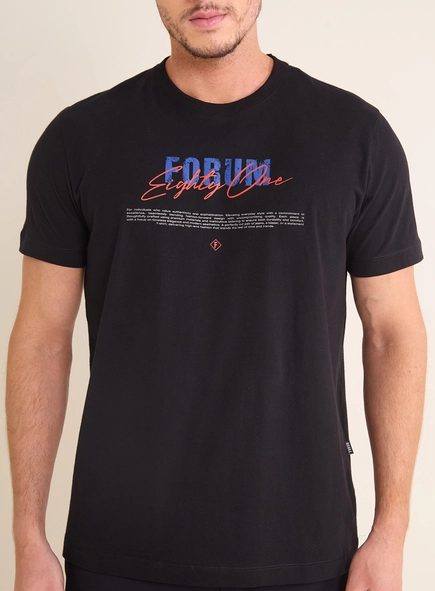 Camiseta Masculina New Slim Detalhe Frontal