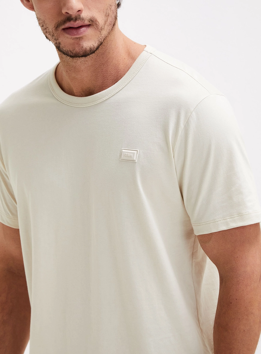 Camiseta Masculina New Box Básica - Páscoa Bege Italian