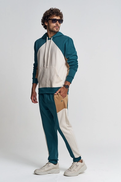 Calça Moletom Masculina Tricolor - Jogger