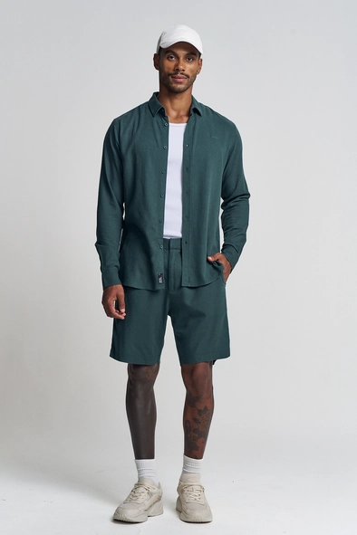 Bermuda Masculina Com Cós Elástico - Luke