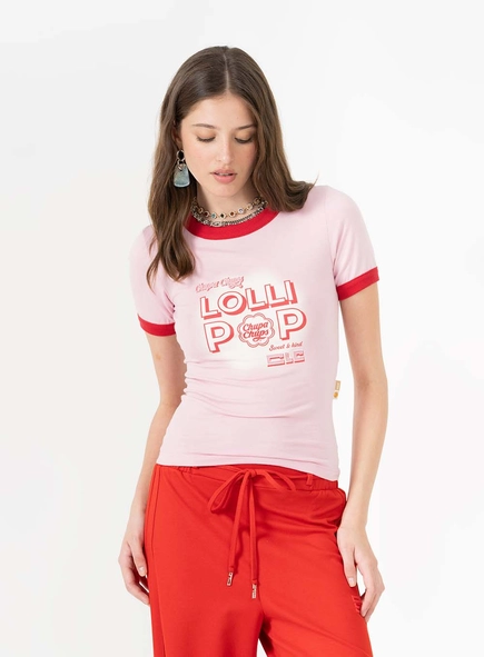 Camiseta Baby Look Duo Color