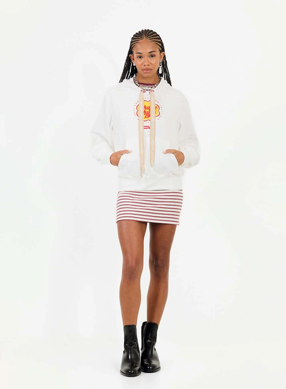 Blusão Moletom Boy Estampado Com Capuz Off Shell 5