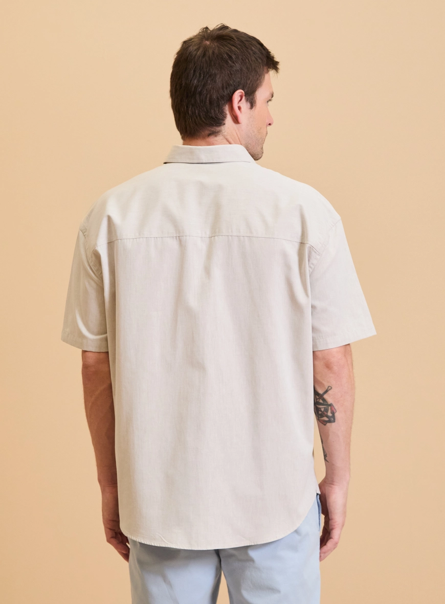 Camisa Masculina Reta - Barcelona Off