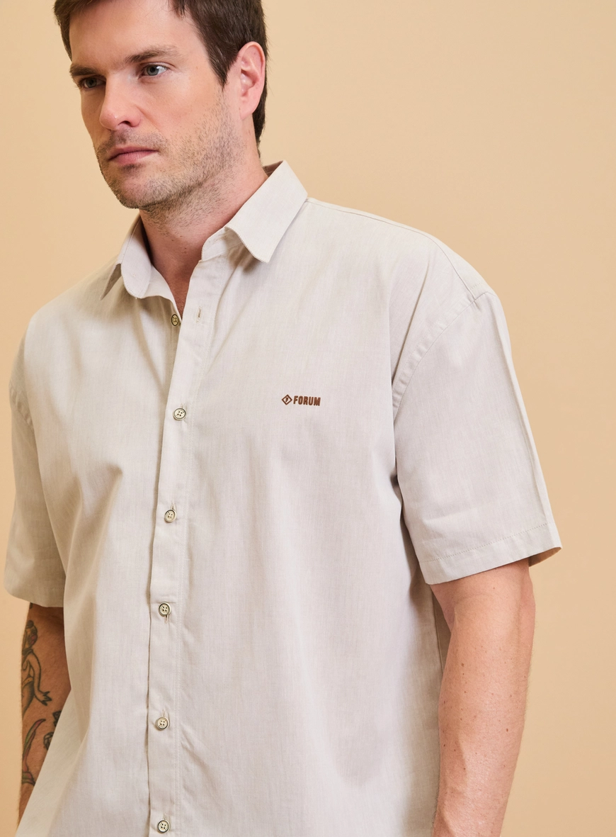 Camisa Masculina Reta - Barcelona Off