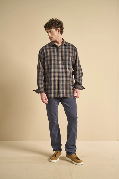 Camisa Masculina Xadrez Chelsea