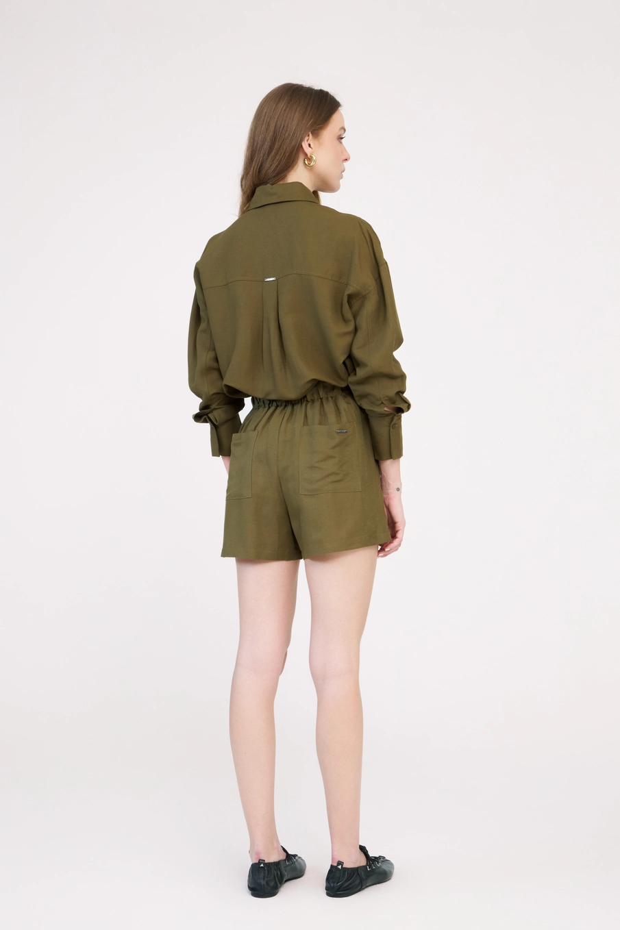 Camisa Feminina Oversized Verde 4