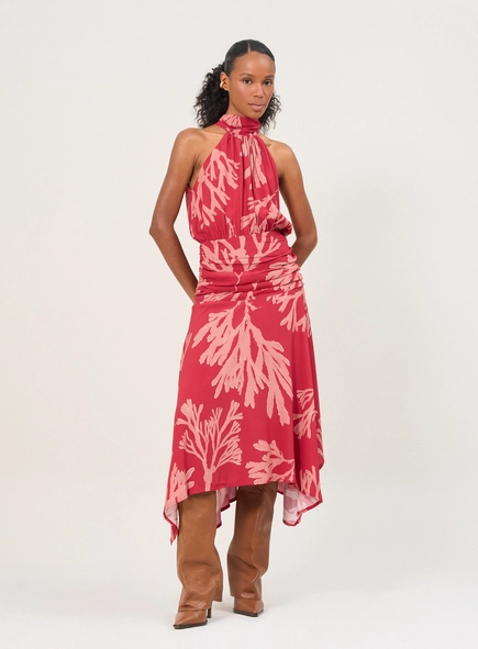 Vestido Midi Frente Única