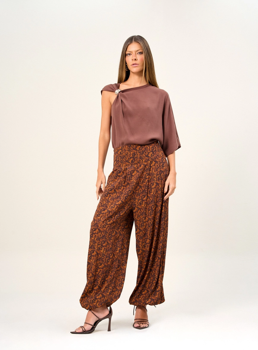 Calça Feminina Com Estampa Animal Estampados 1
