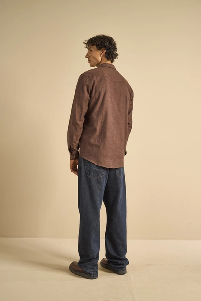 Camisa Masculina Relax Manga Longa