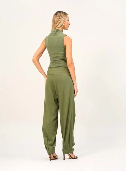 Calça Feminina Com Amarração