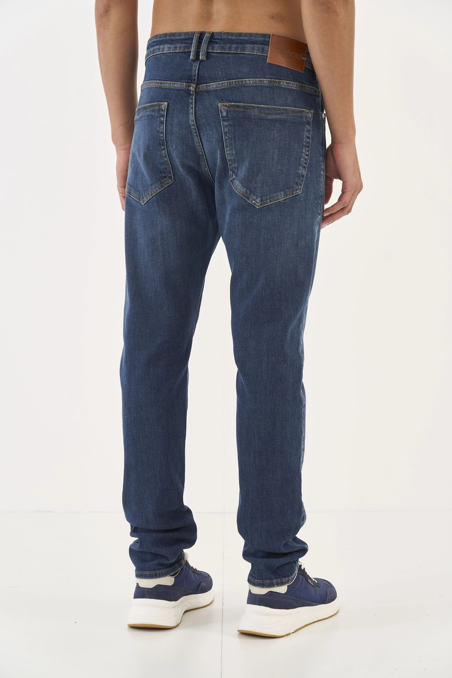 Calça Jeans Italo Slim Lavagem Média Índigo