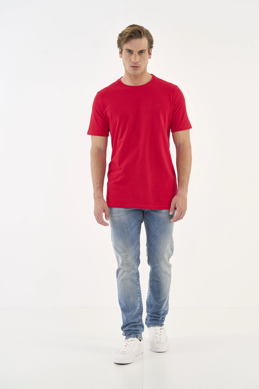 Calça Jeans Italo Slim Lavagem Clara Índigo