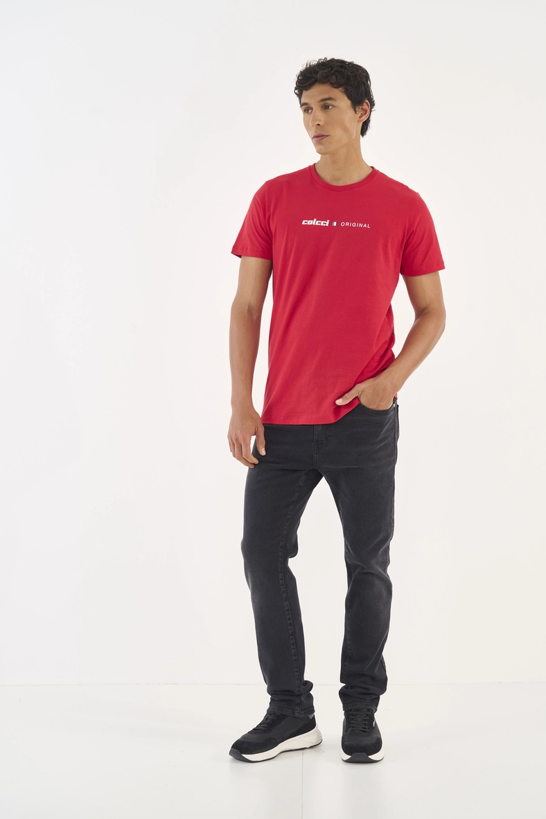 Calça Jeans Slim Italo Lavagem Escura