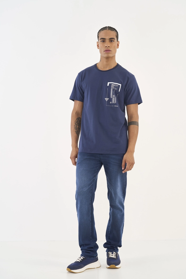 Calça Jeans Alex Slim Dark