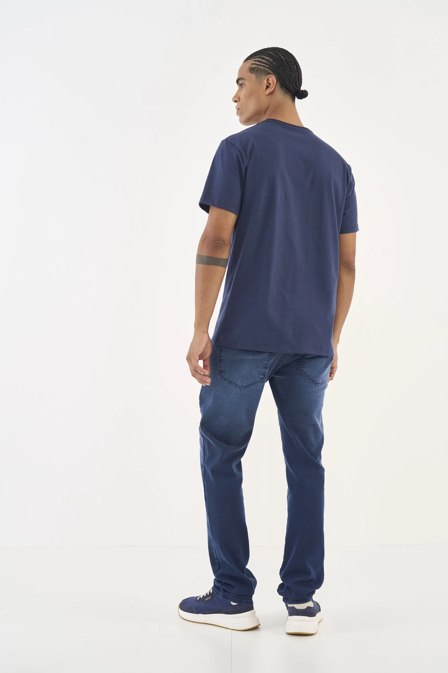 Calça Jeans Alex Slim Dark Índigo