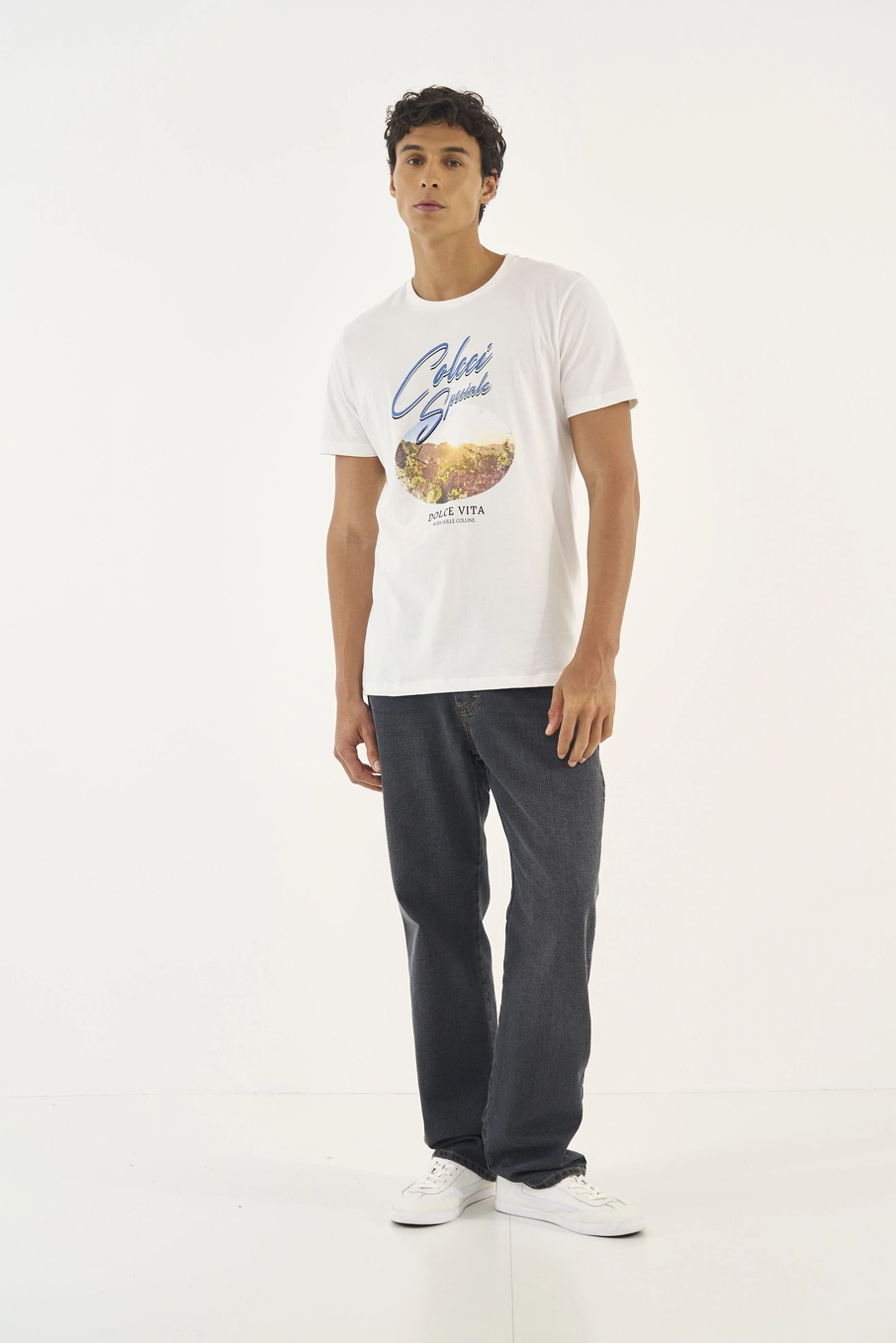 Calça Jeans Reta Indigo Preto