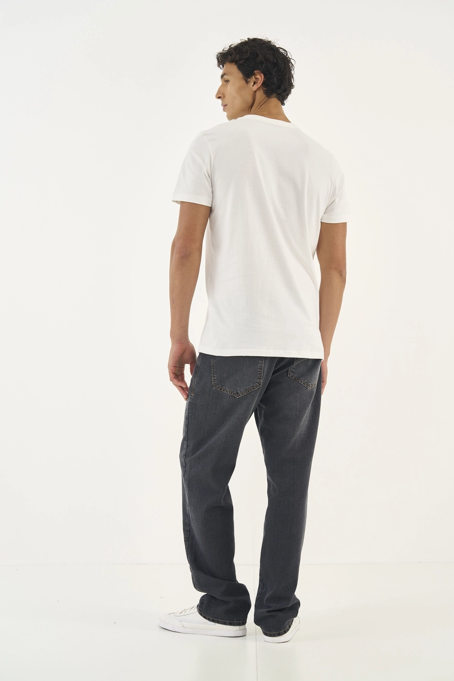 Calça Jeans Reta Indigo Preto