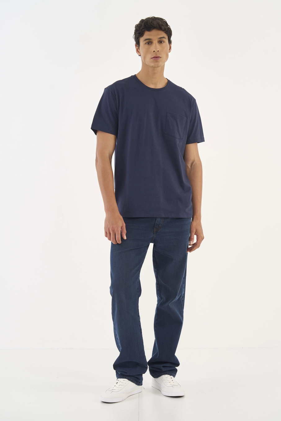 Calça Jeans Reta Índigo