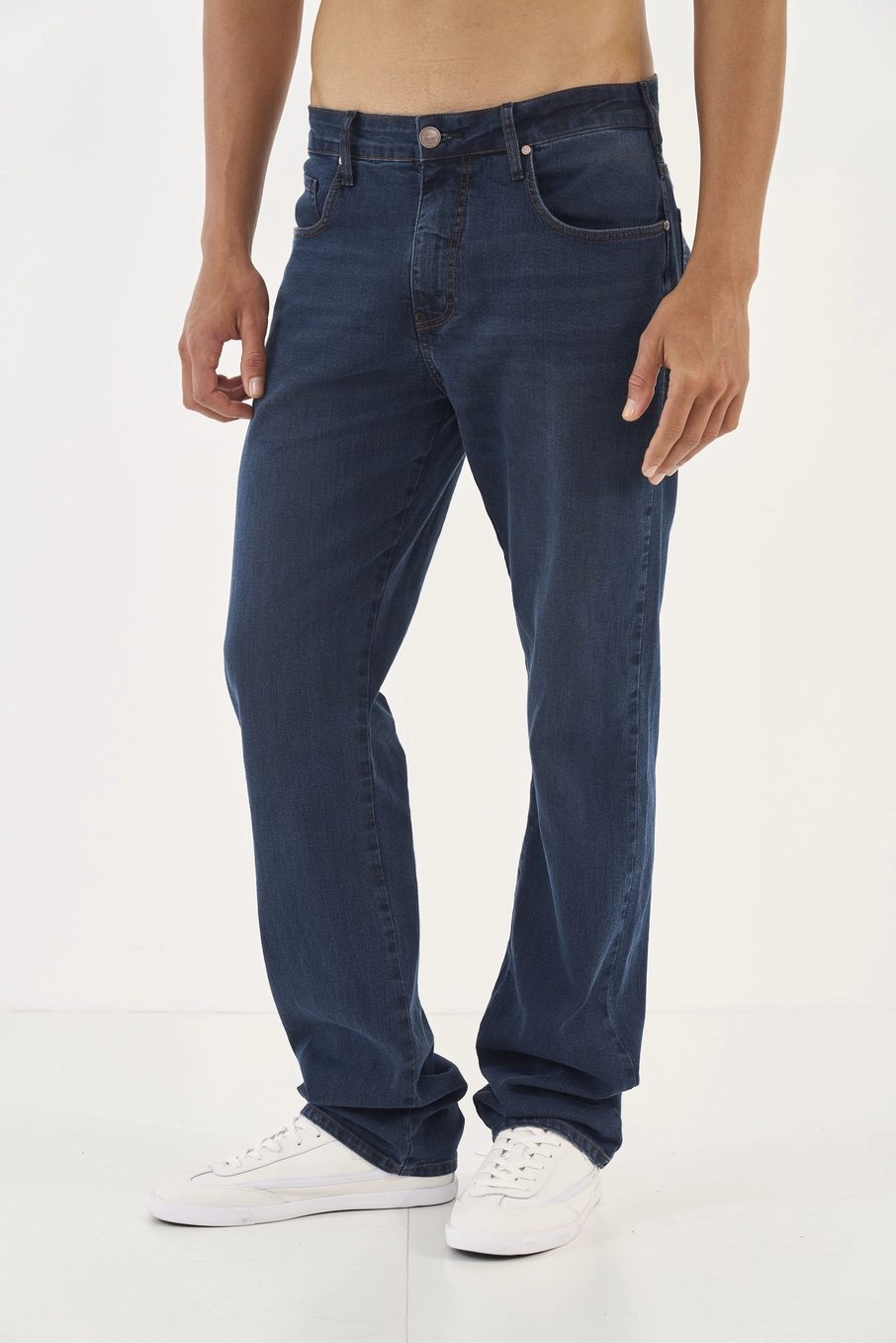 Calça Jeans Reta Índigo