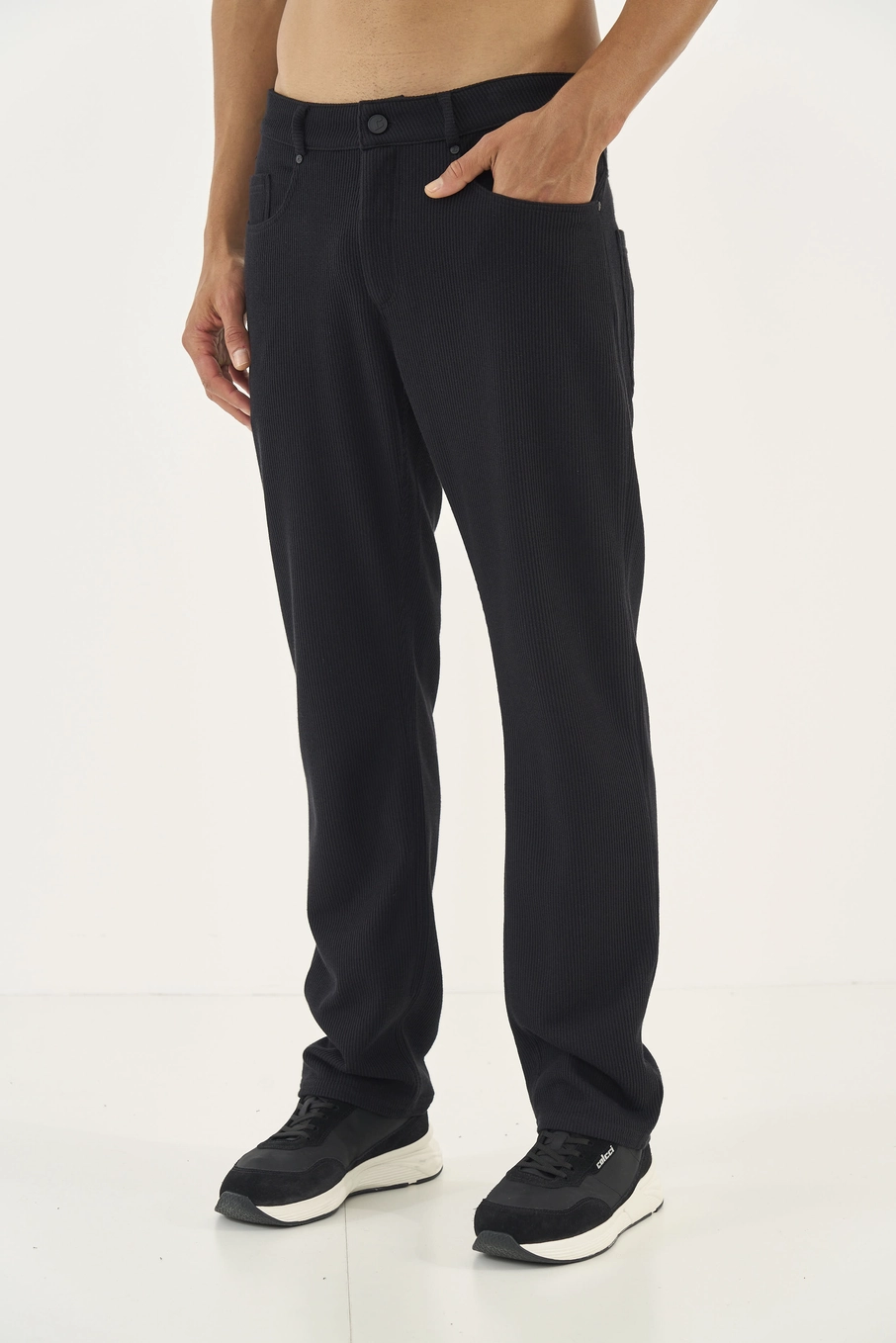 Calça Reta Basic Preto