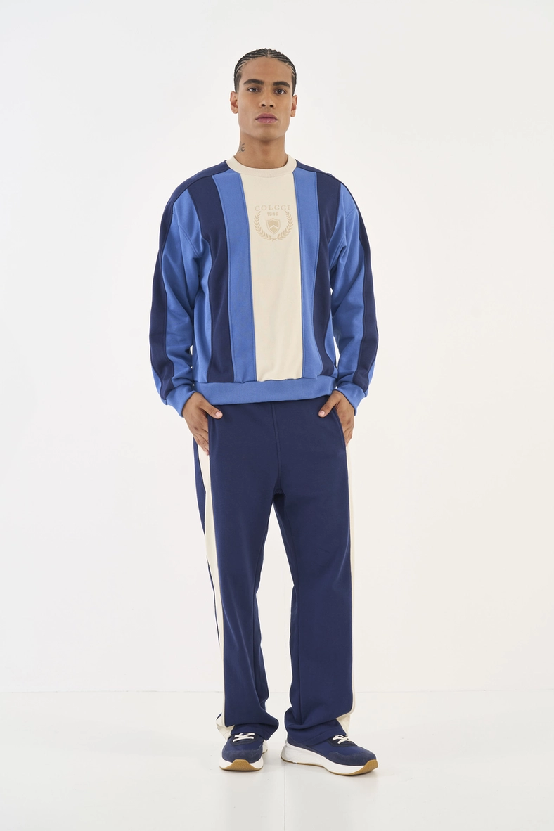 Calça Moletom Com Listra Lateral