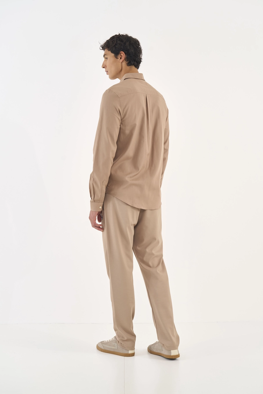 Calca Malha  Masculino Colcci Bege