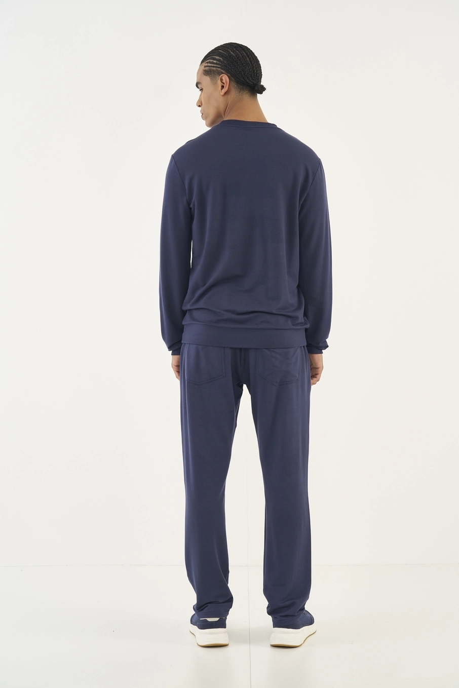 Calça Moletom Comfort Azul