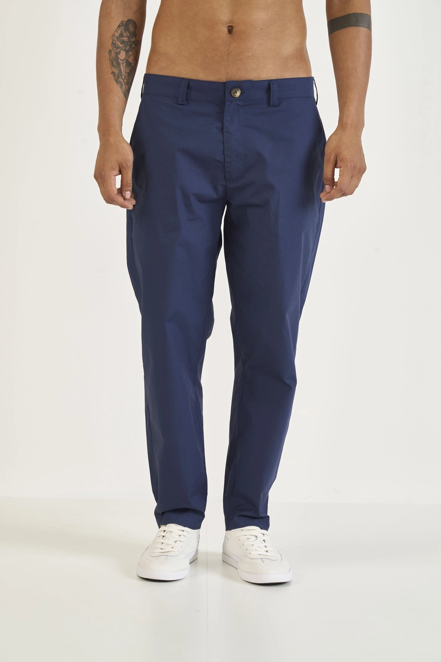 Calça Alfaiataria Reta Azul