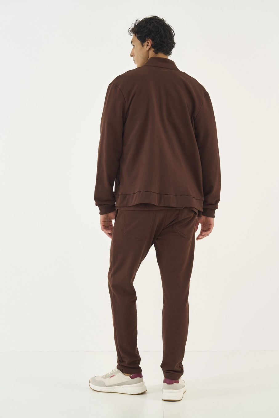 Calça Moletom Basic Comfort Marrom