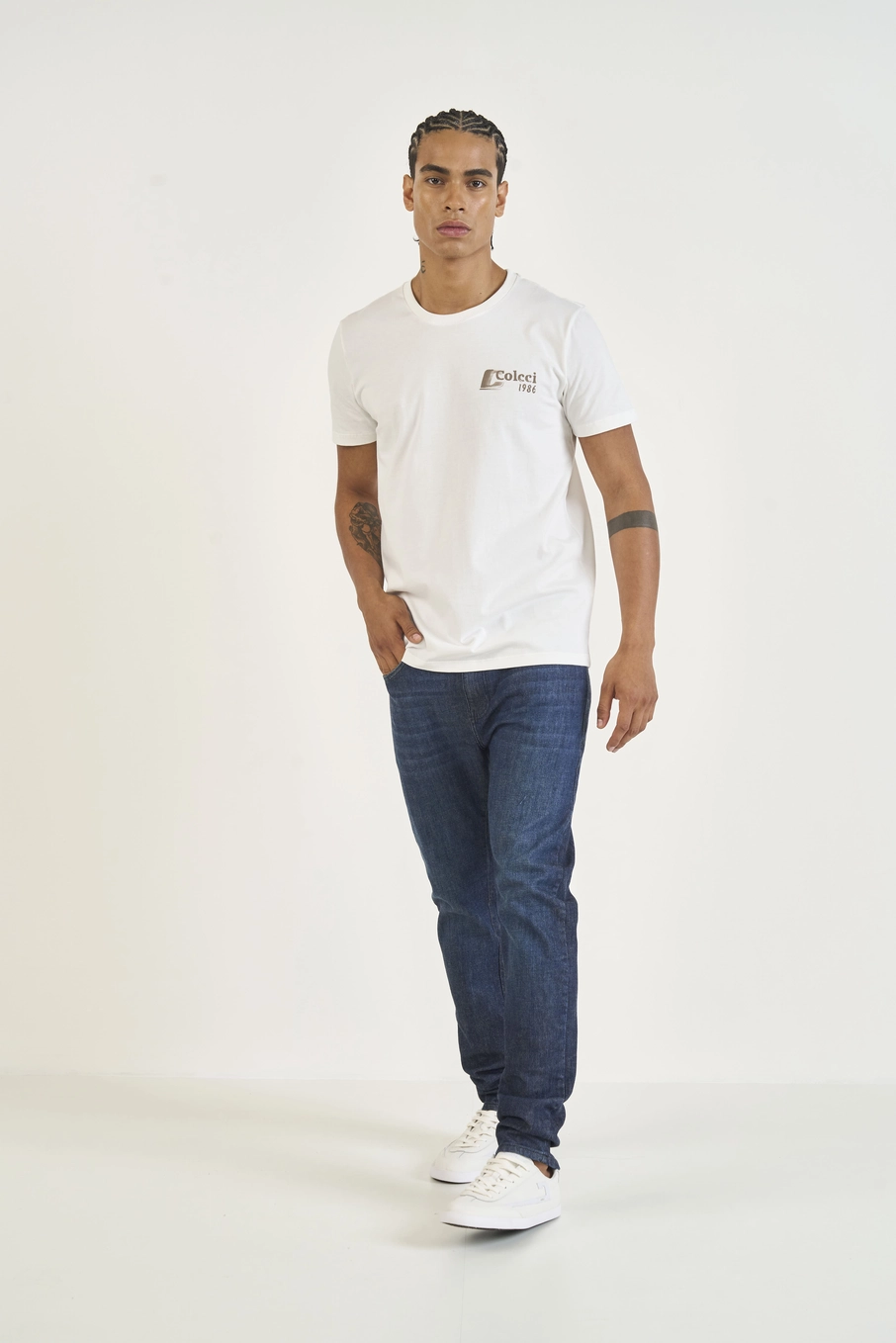 Calça Masculina Jeans Slim Índigo