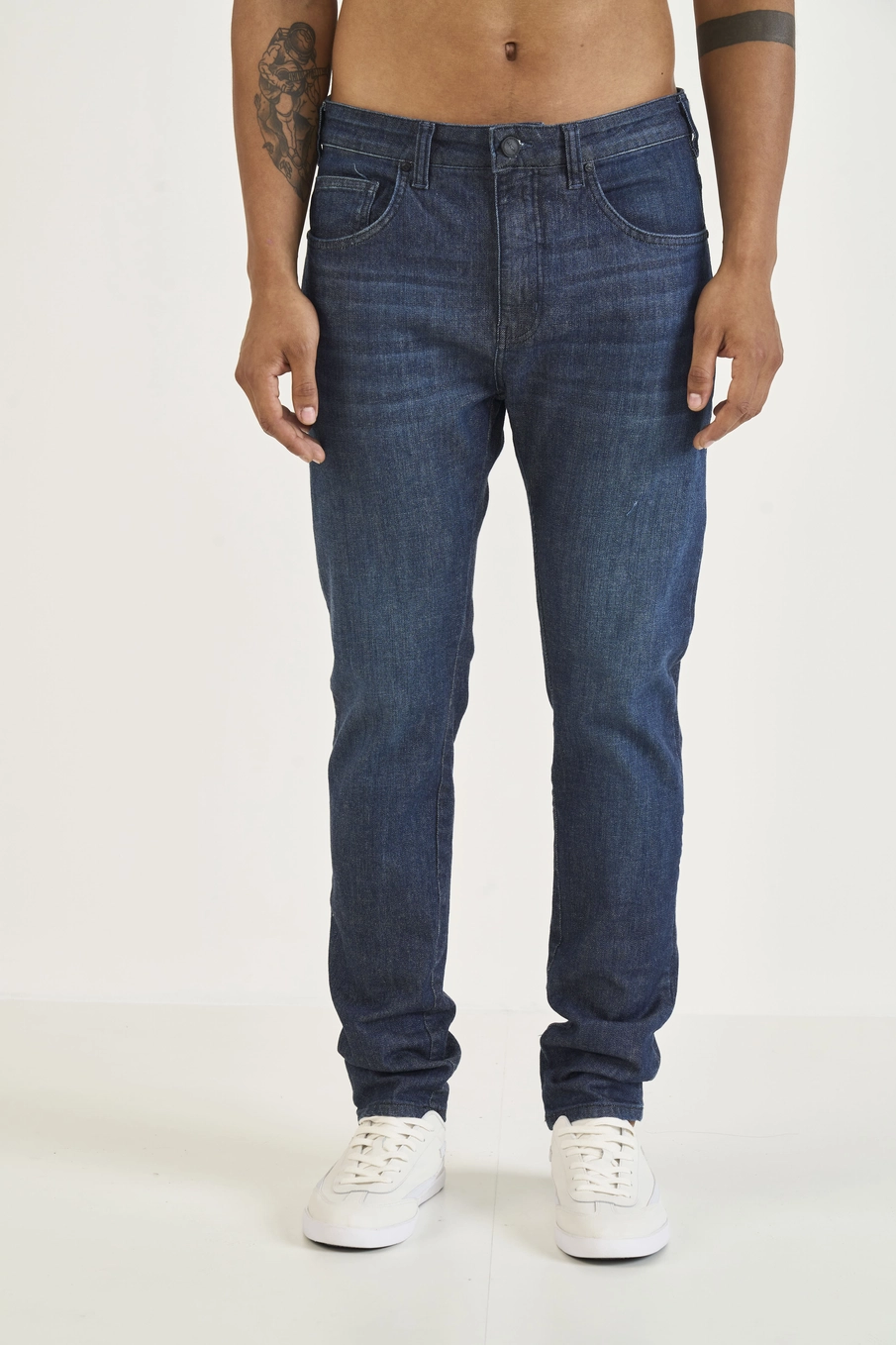 Calça Masculina Jeans Slim Índigo