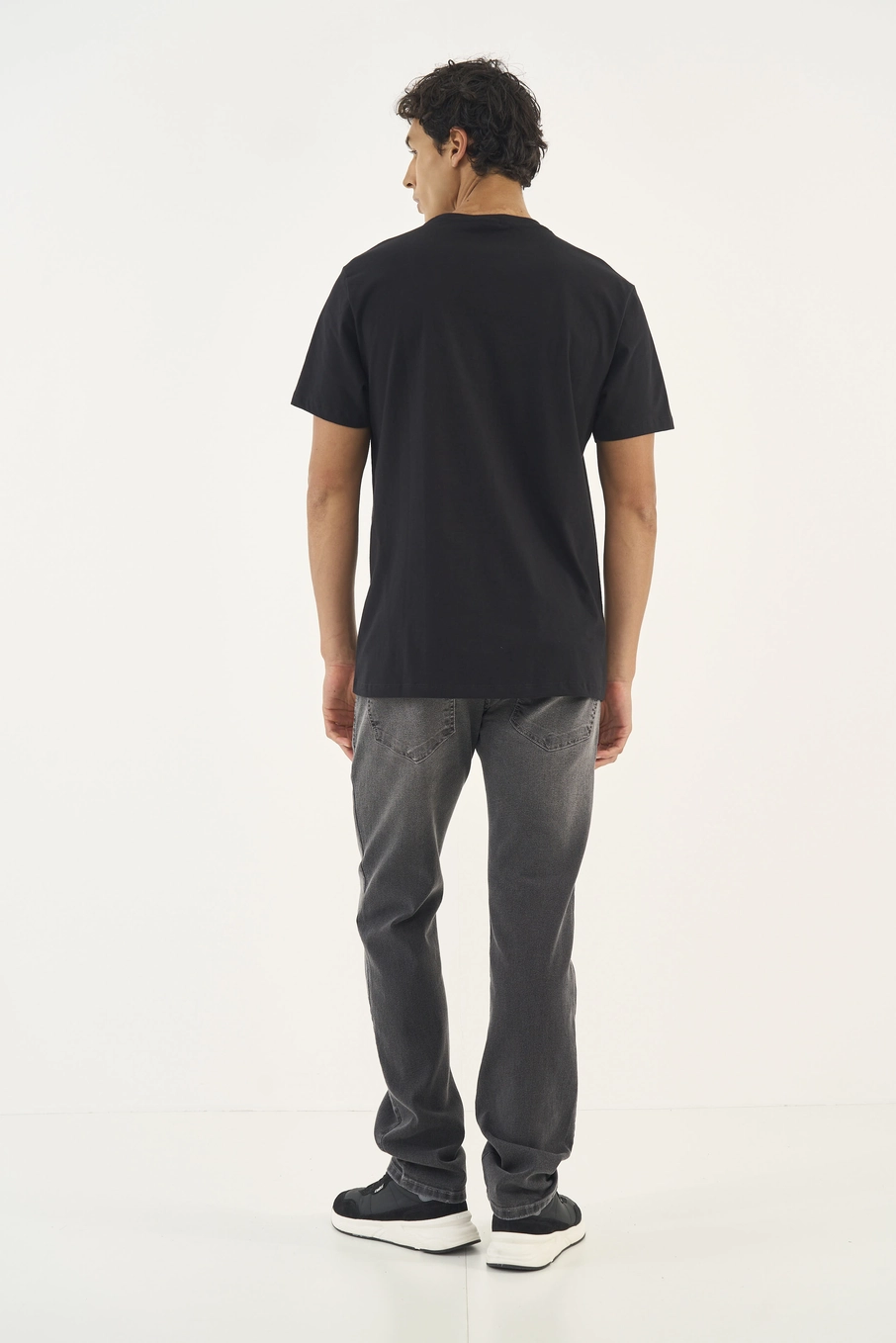 Calça Jeans Alex Slim Dark Indigo Preto