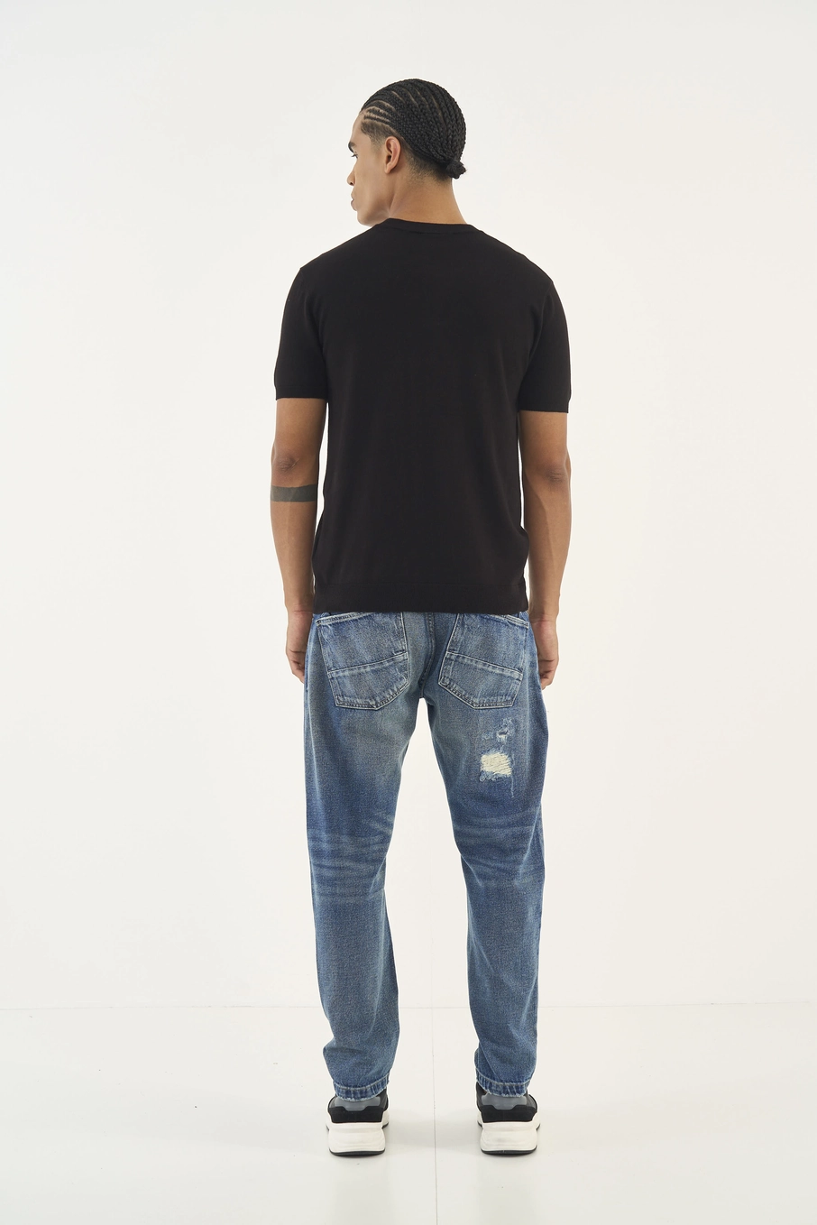 Calça Jeans Tepered Afunilada Índigo