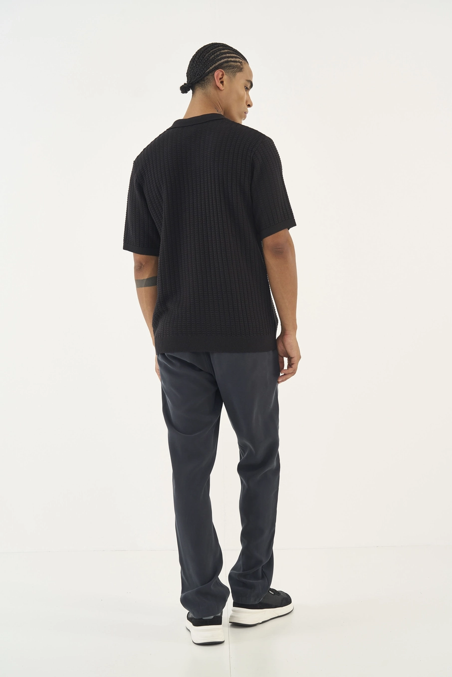Calça Alfaiataria Reta Preto