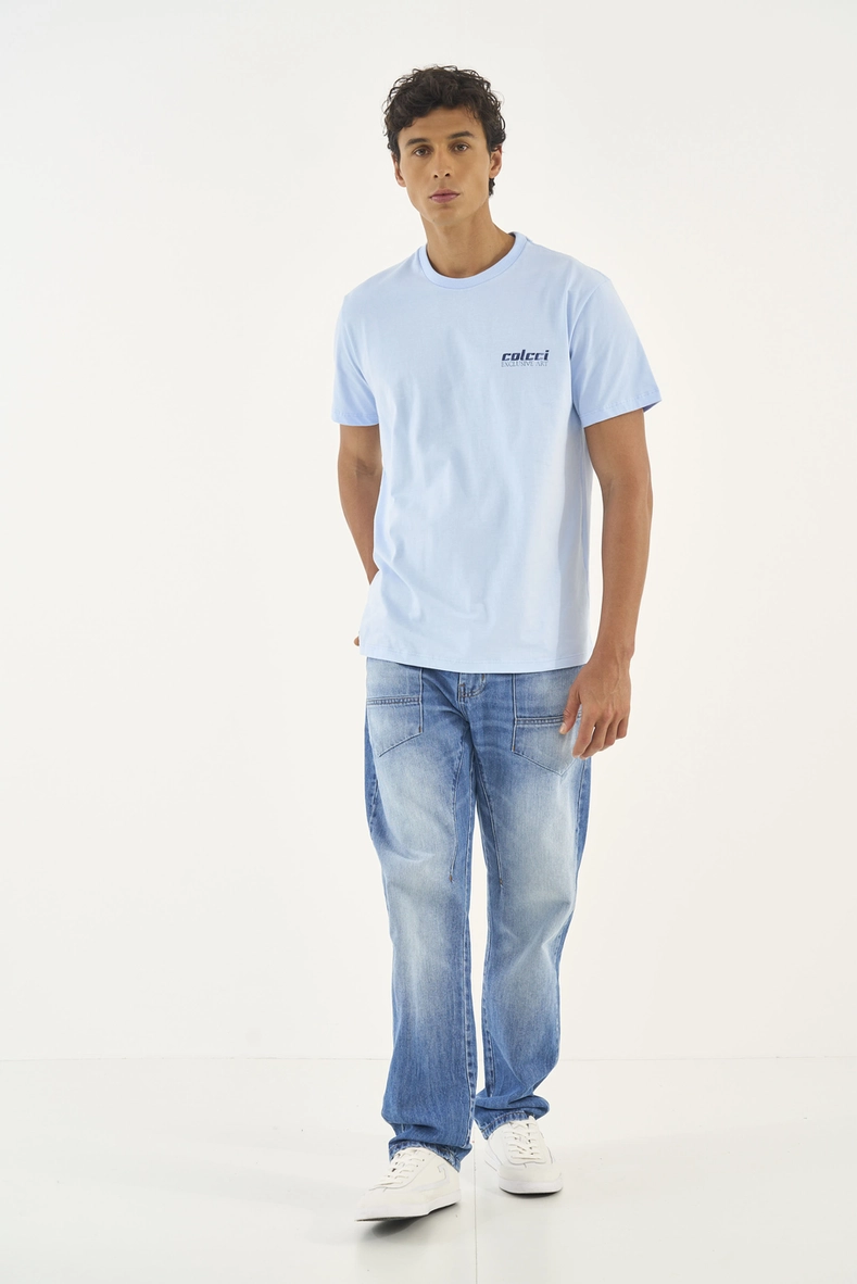 Calça Jeans Reta