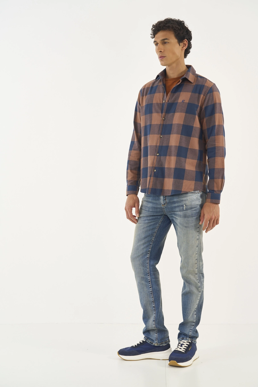 Calça Jeans Masculina Alex Slim Índigo