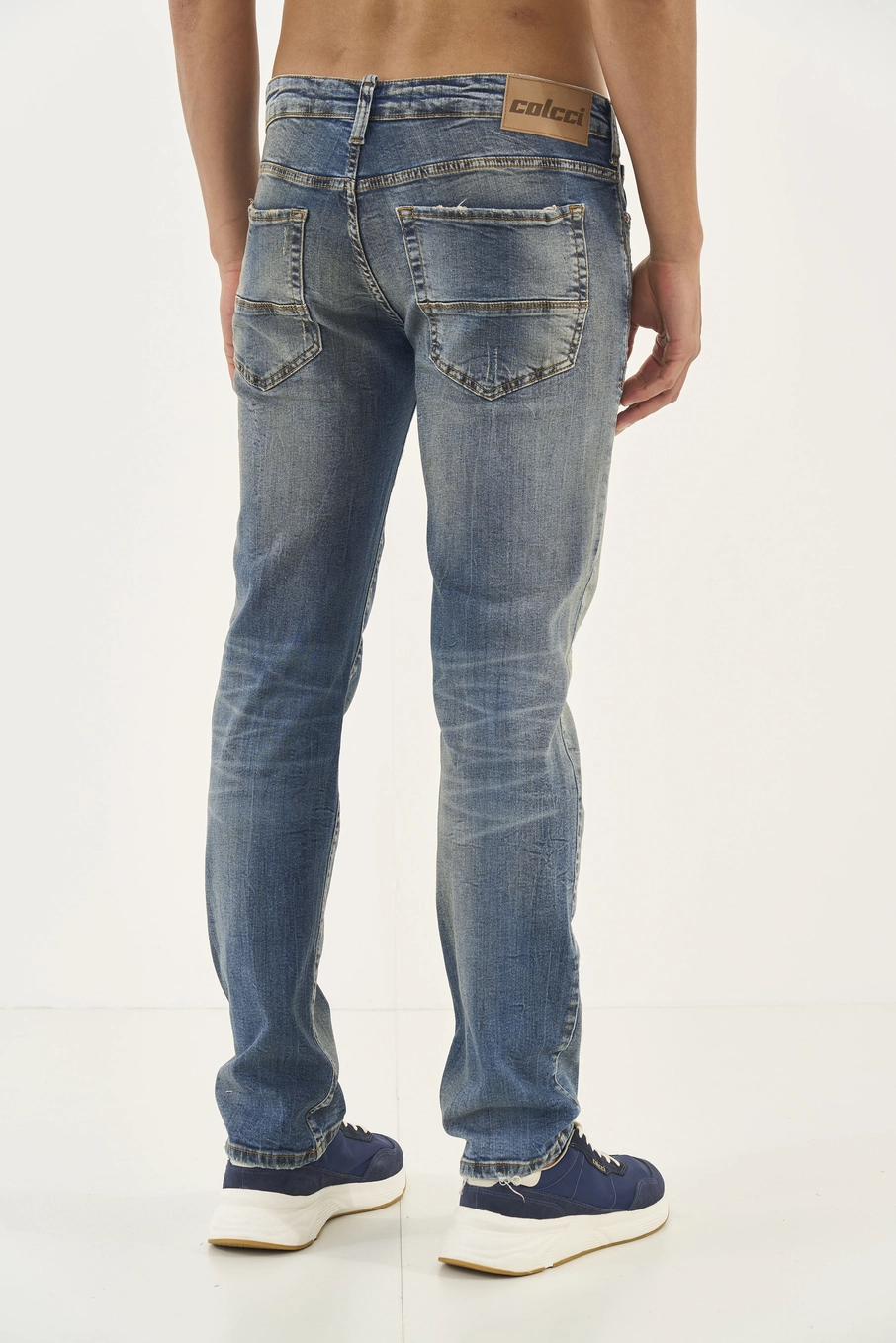 Calça Jeans Masculina Alex Slim Índigo