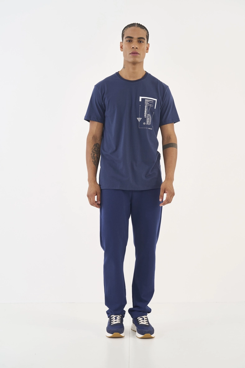 Calça Moletom Comfort Reta