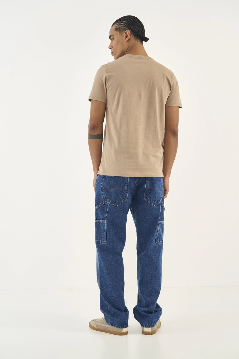 Calça Jeans Tapered Afunilada Índigo