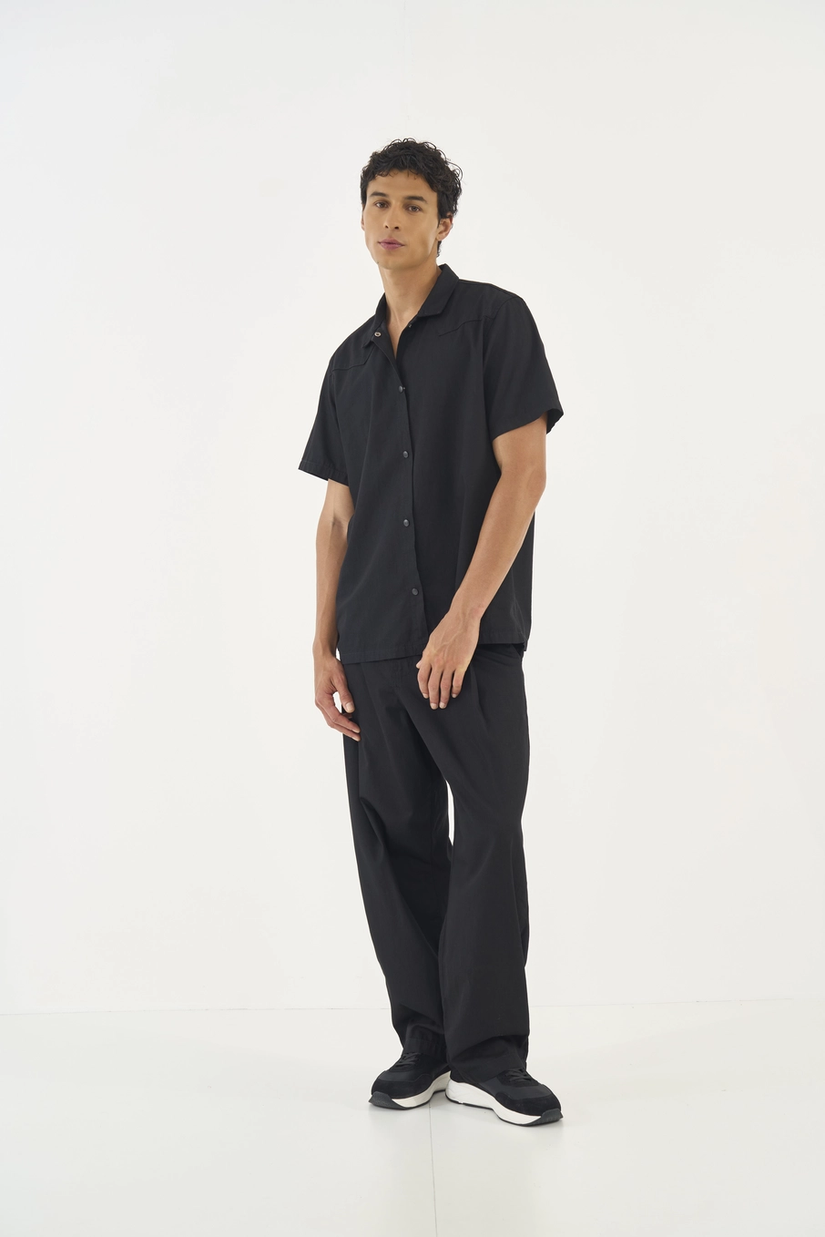 Calça Jeans Alfaiataria Indigo Preto