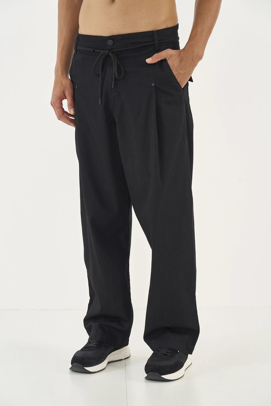 Calça Jeans Alfaiataria Indigo Preto