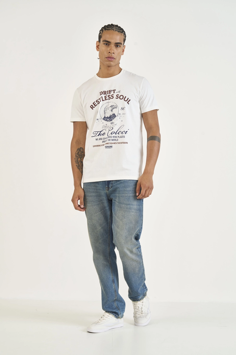 Calça Jeans Reta Índigo