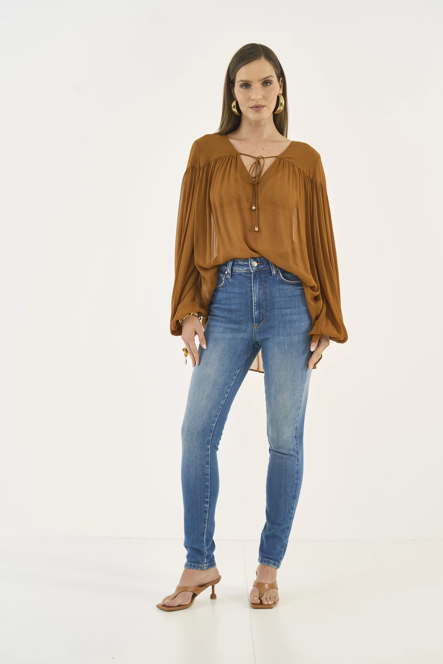 Calça Jeans Bruna Skinny Índigo