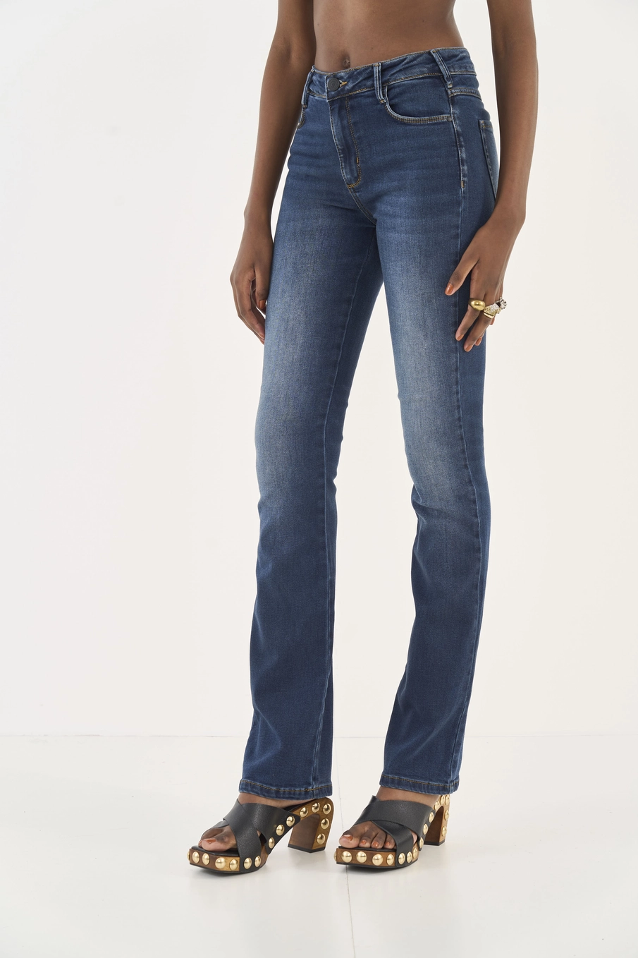 Calça Jeans Bia Reta Índigo